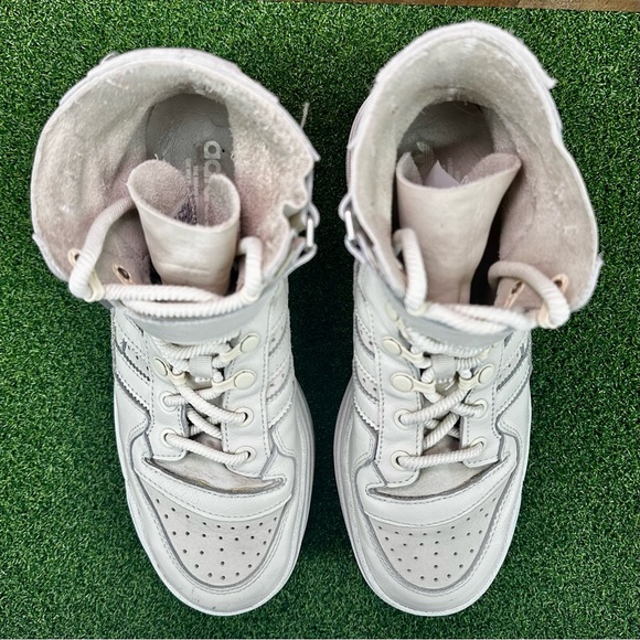 adidas Triple Platforum Hi‎ Off White Shoes - Size 7 Men’s, 8.5 Women’s (S42803) - Picture 6 of 9